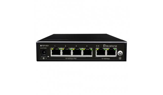 "Switch 6x FE FEP-0631 60W 4xPoE+"