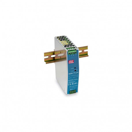 Tööstuslik toiteplokk POW-2432 24VDC 75W DIN-liistule hõbedane