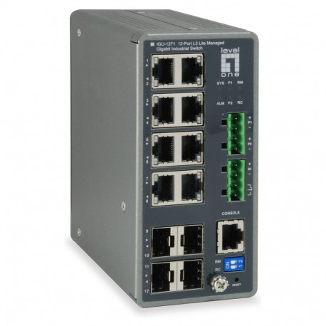 "Switch 8x GE IGU-1271 4xGSFP 8xPoE"