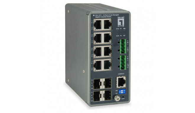"Switch 8x GE IGU-1271 4xGSFP 8xPoE"