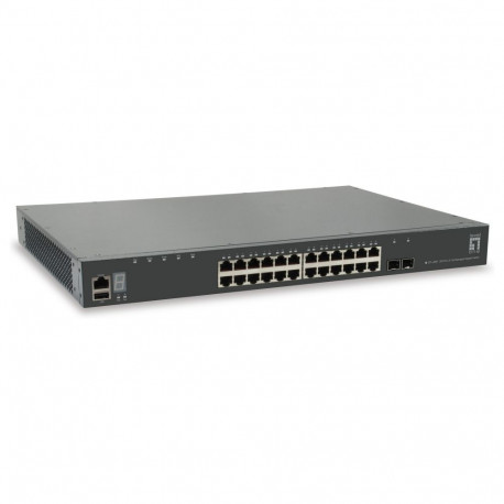 GTL-2881 28x GE 1xGE 2x10GSFP+ 19" kommutaator