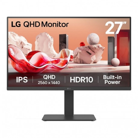 "68,6cm/27"" (2560x1440) LG 27BA45QB-B 16:9 IPS 5ms 75Hz HDR10 2xHDMI DP Speaker Pivot Black"