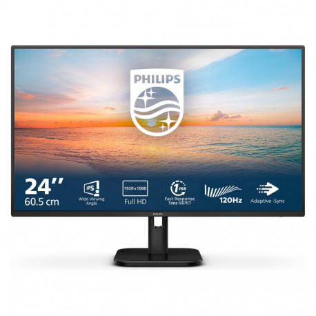"61cm/24"" (1920x1080) Philips 24E1N1100A 16:9 FHD IPS 1ms 100Hz VGA HDMI Speaker Black"