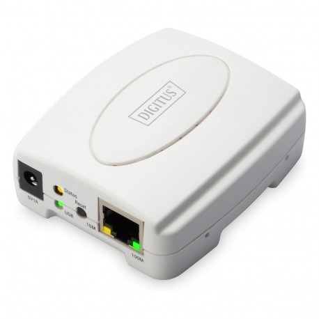"Digitus DN-13003-2 USB 2.0 Fast Ethernet Print Server"