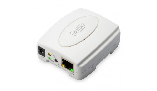 "Digitus DN-13003-2 USB 2.0 Fast Ethernet Print Server"