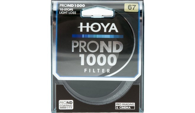 Hoya filter neutraalhall ND1000 Pro 67mm
