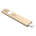 "Logitech wireless Presenter Spotlight Gold"