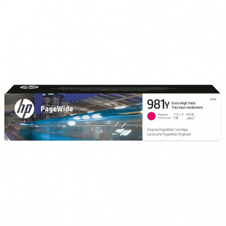 "HP 981Y original Extra High Yield Magenta PageWide Cartridge L0R14A"