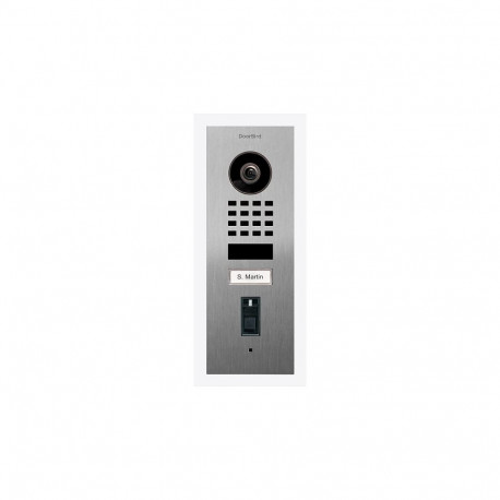 "DoorBird IP Video Türstation D1101FV Fingerpr. Edels. V2A"
