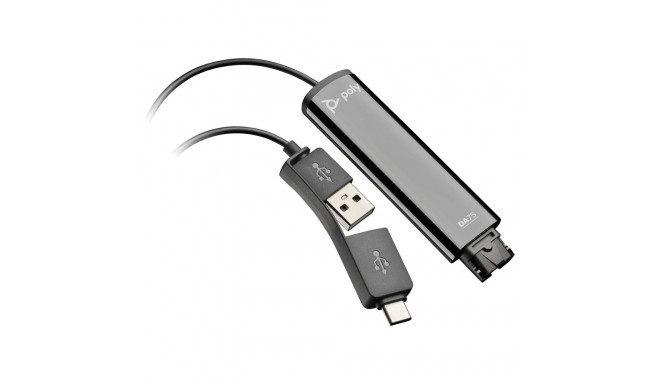 "HP Poly DA75 Wideband QD auf USB-Adapter (USB-A & USB-C)"