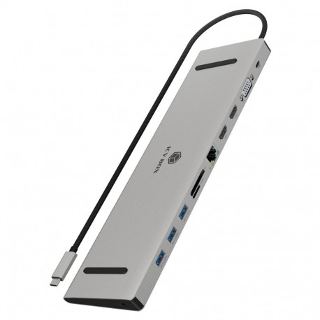ICY BOX dokkimisjaam IB-DK2106a-CPD USB-C 11-in-1 PD 100W