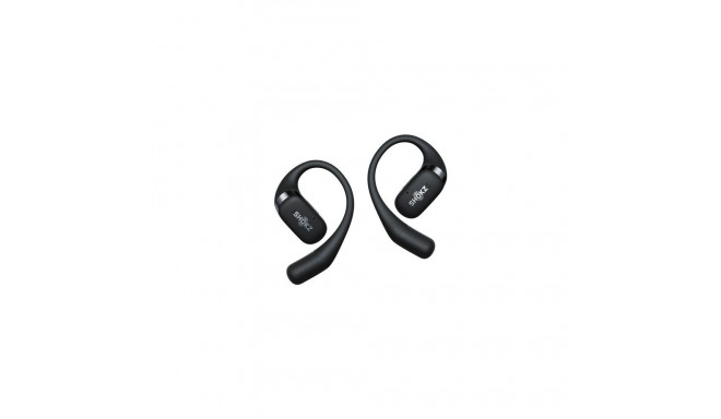 "Shokz OpenFit Black Bluetooth Wireless Bone Conduction Headset"