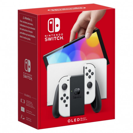 Nintendo Switch OLED, valge/valge