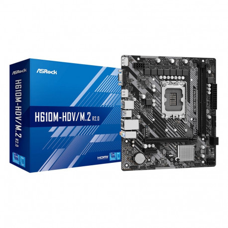 "1700 ASROCK H610M-HDV/M.2 R2.0 mATX D4"