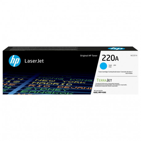 "HP Toner 220A W2201A Cyan bis zu 1.800 Seiten"