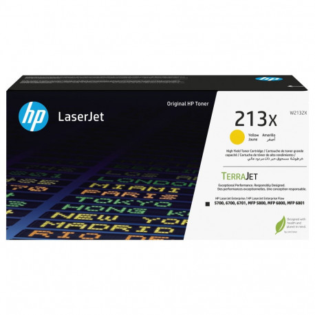 HP 213X kollane originaalne LaserJet toonerikassett