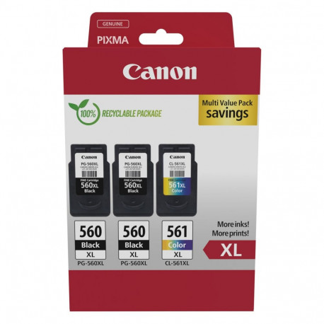 Canon PG-560XL/CL-561XL 3712C009 tintide 3-osaline multipakk (2xBK/Color)