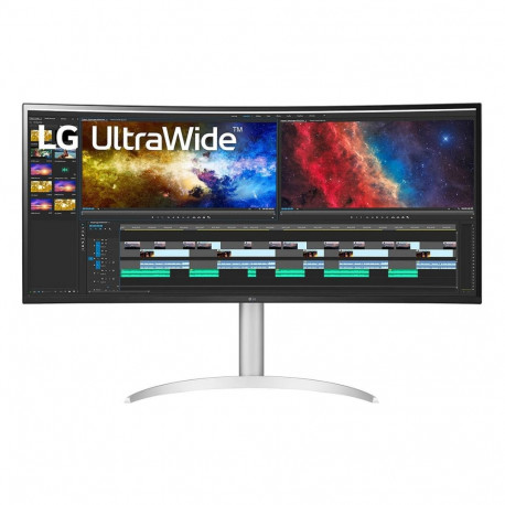"96,5cm/38"" (3840x1600) LG UltraWide 38BQ85C-W 21:9 UWQHD IPS Curved 5ms 75Hz HDMI DP USB-C Speaker