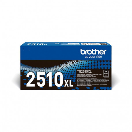Brother tooner TN-2510XL must kuni 3000 lehekülge ISO/IEC 19752