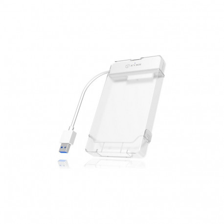"ICY BOX IB-AC703-U3 USB-A 3.0 Adapter für 2.5"" SATA HDD/SSD mit Kunststoffhülle"