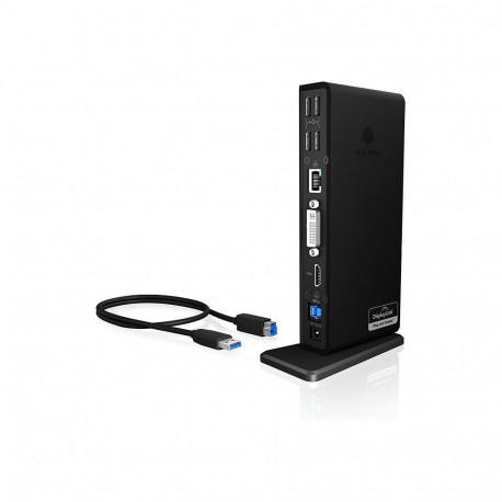ICY BOX IB-DK2241AC USB 3.0 11-in-1 dokkimisjaam