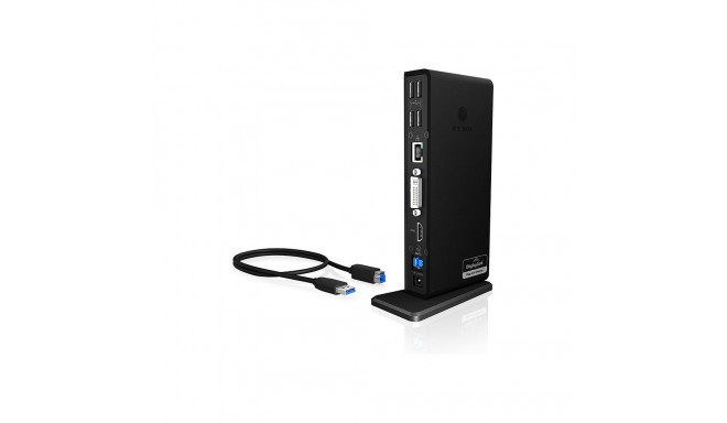 "ICY BOX IB-DK2241AC USB 3.0 11-in-1 DockingStation"