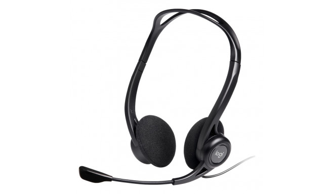 "Logitech PC960 USB Stereo Headset OEM Black"