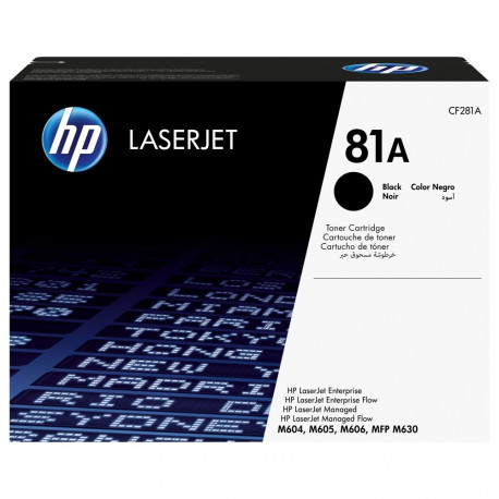 "HP 81A original Toner cartridge CF281A black standard capacity 10.500 pages 1-pack"