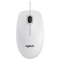 "Logitech B100 optical USB white OEM"
