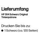 "HP Tinte 304 N9K06AE Schwarz"