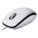 "Logitech M100 white USB"