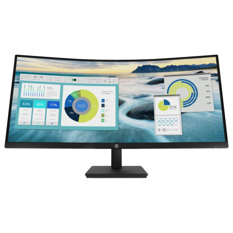 "86.36cm/34'' (3440x1440) HP P34hc G4 Curved 21:9 5ms 60Hz HDMI DisplayPort USB-C VESA Speaker WQHD 