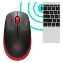 "Logitech M190 optisch wireless Red"