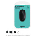 "Logitech B110 Silent - Maus - USB"