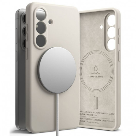 Ringke Ringke Silicone MagSafe Case for Samsung Galaxy S26 - Beige