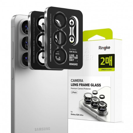 Ringke Ringke Camera Frame Protector 2-Pack for Samsung Galaxy S26 Ultra - Black