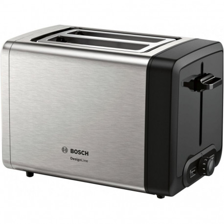 Bosch DesignLine Toaster TAT4P420 Power 970 W, Number of slots 2, Housing material Stainless Steel, 