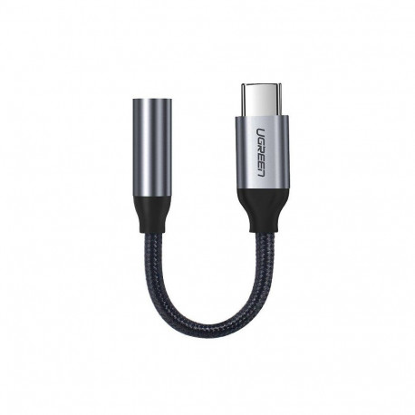 Ugreen Ugreen Headphone Adapter with 3.5mm mini jack to USB Type C 10cm gray (30632)