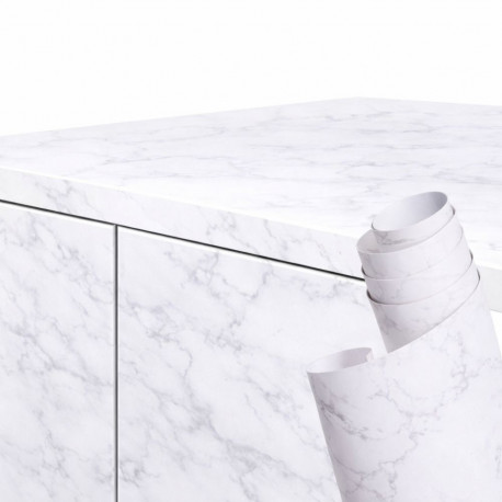 Fooliumrull isekleepuv tapeet spoon valge marmor - magnoolia 1,22x50m