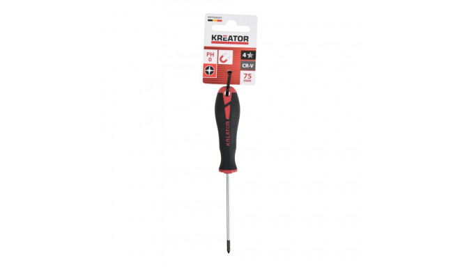 Screwdriver Phillips 75mm PH0, KREATOR, KRTH20501