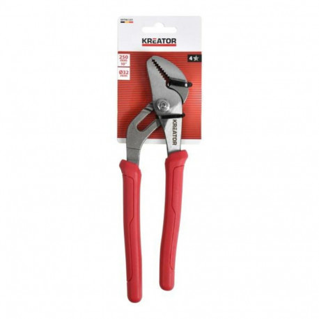 Water pump pliers KREATOR KRTH61201 250mm, jaw depth 32mm, working width 42mm