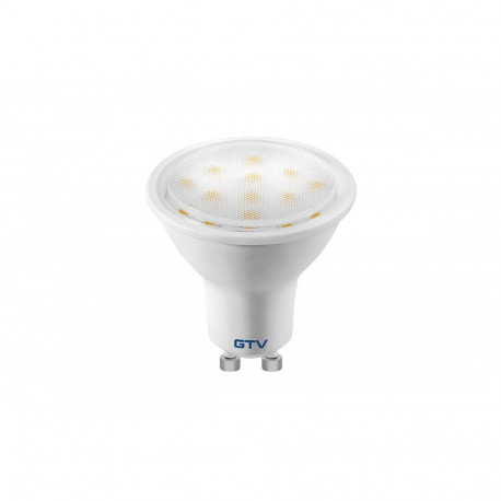 Gtv LED pirn GU10 LD-NGU10PZ-4W, 3.5W, 350lm, 6400K, AC180-250V, 120°, UKCA, CE, EAC, 40000h