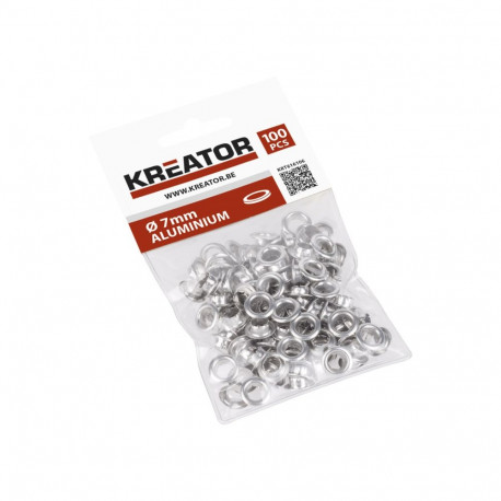 Öösid, alumiinium 7mm (100tk.) Kreator