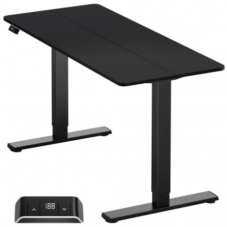 DESK MOTORISED/BLACK WDT221E-B ONKRON