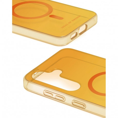 Mobiili tagakaas Ideal of Sweden Galaxy S24/S25, Clear Magsafe Orange Spritz