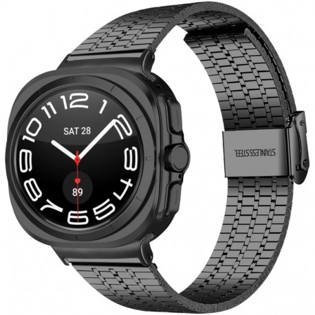 Kellarihm Trendybay Samsung Galaxy Watch Ultra 47mm, teras, must