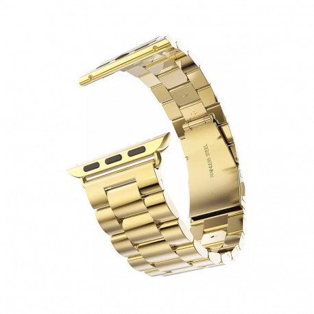 Kellarihm Trendybay Apple Watch 44/45/46/49mm, metall kuldne