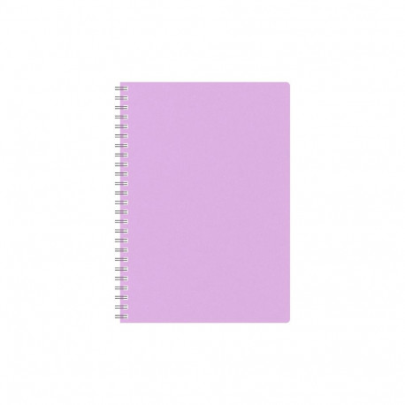 Märkmik A5 Kartong 155x210mm, täpp, õrnroosa kartongist kaaned, spiraalköide, Timer