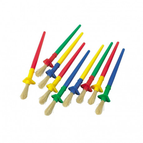 Pintsel väikelastele, ümar kolmnurkse kraega, Pikkus 18,5 cm, 24 tk