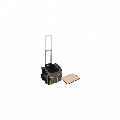 kohver ratastel MAGGY 37.5X33X39CM, fluorestseeruv
